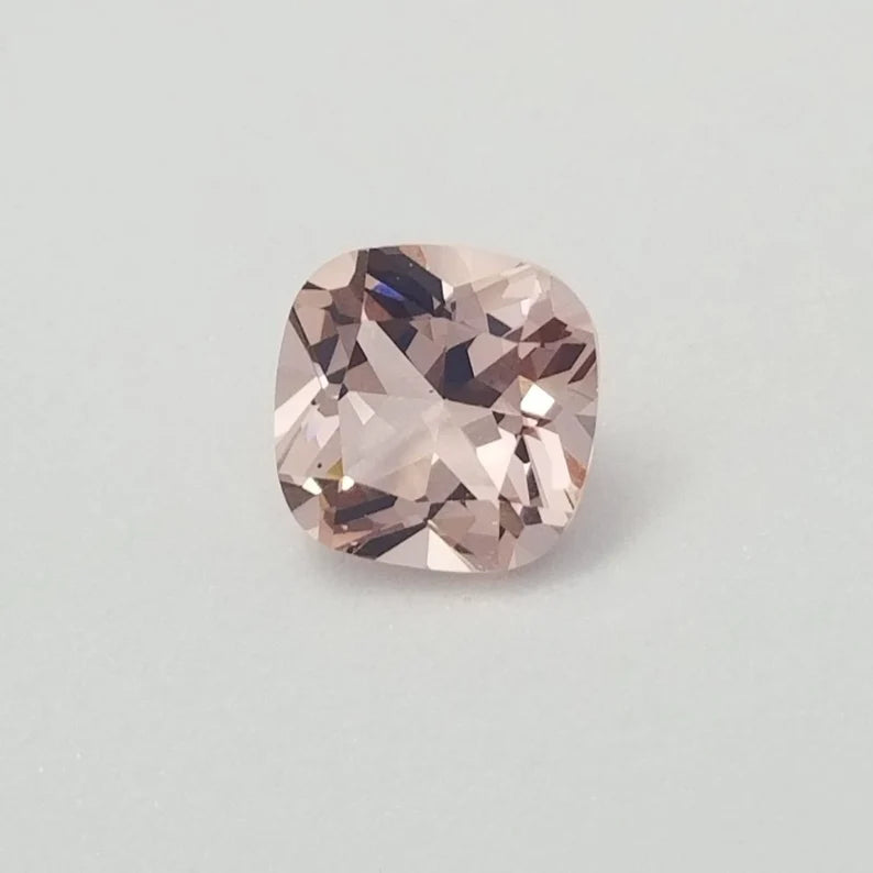 6.27 Carats Morganite Cushion Loose Gemstone