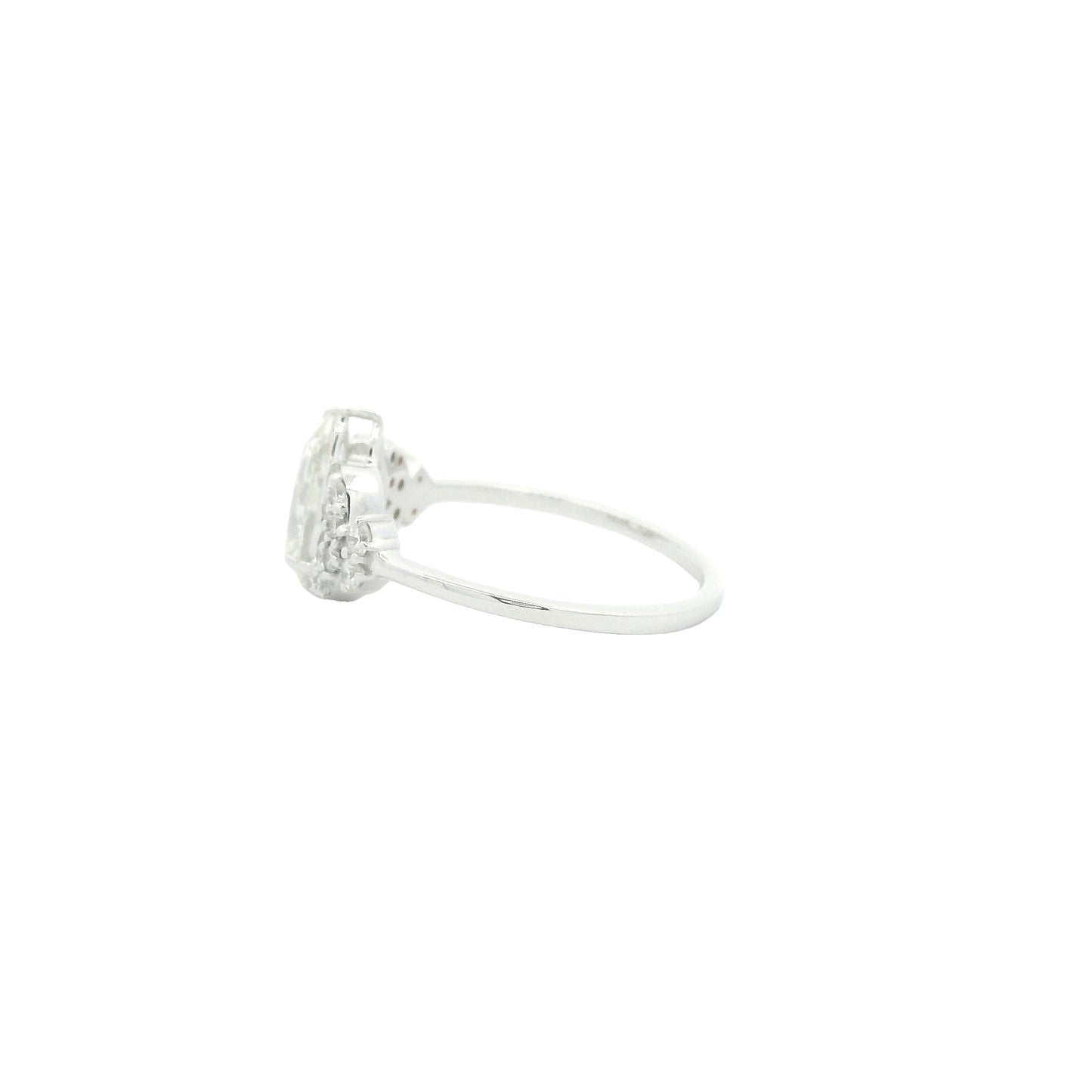 1.47 Carats Lab Grown Diamond 14K Gold Ring
