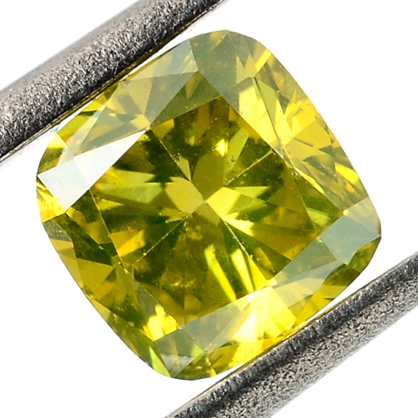0.29 Carat Yellow Diamond Cushion Loose Gemstone