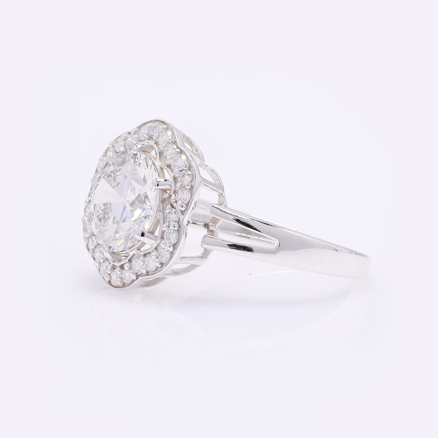 2.38 Carats Lab Grown Diamond 14K Gold Ring