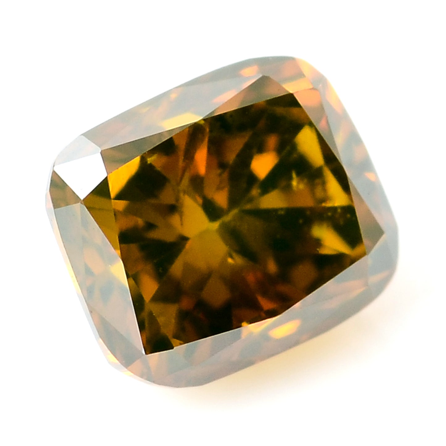 0.45 Carat Red Diamond Cushion Loose Gemstone