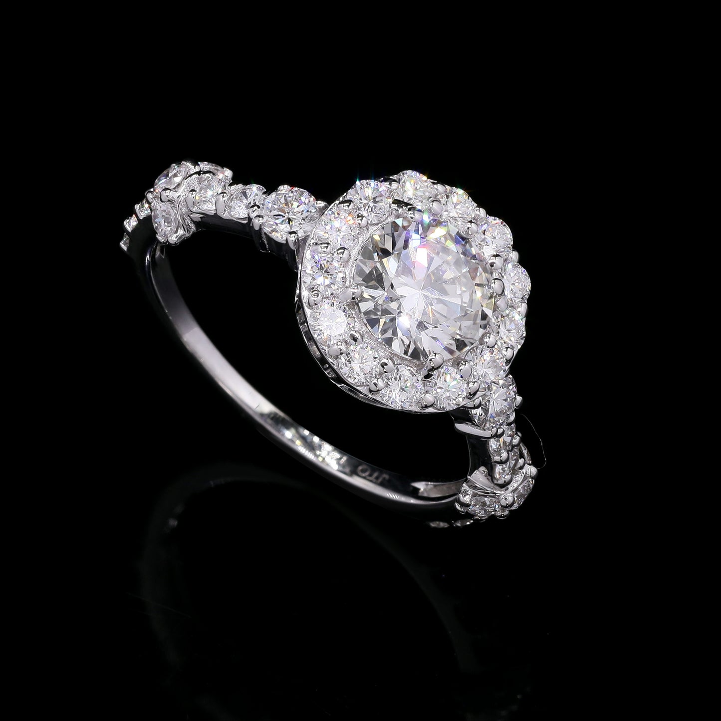 2.02 Carats Lab Grown Diamond 14K Gold Ring