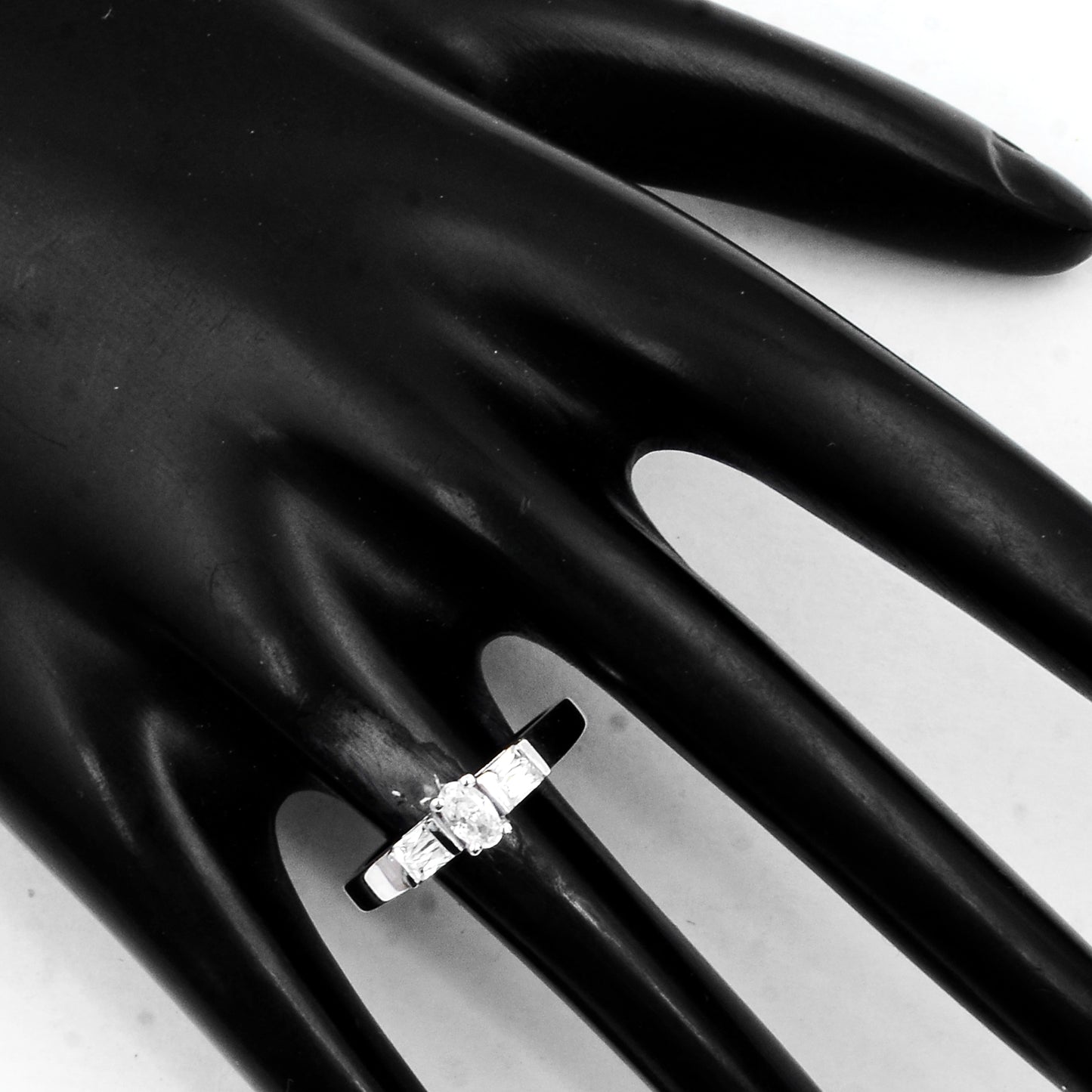1.12 Ct Cubic Zirconia 925 Sterling Silver Ring