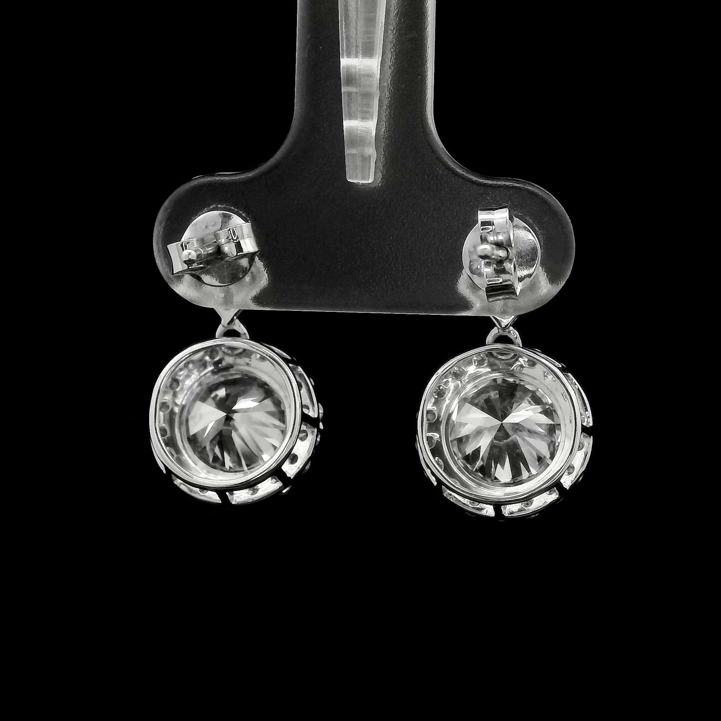 3.60 Carats Lab Grown Diamond 14K Gold Earrings