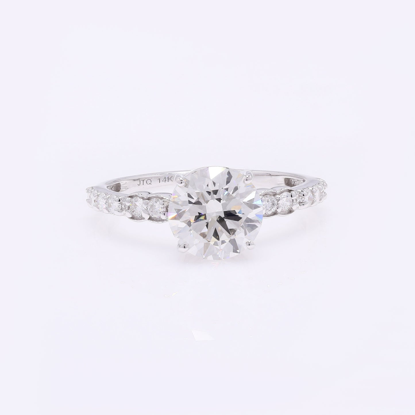 2.37 Carats Lab Grown Diamond 14K Gold Ring