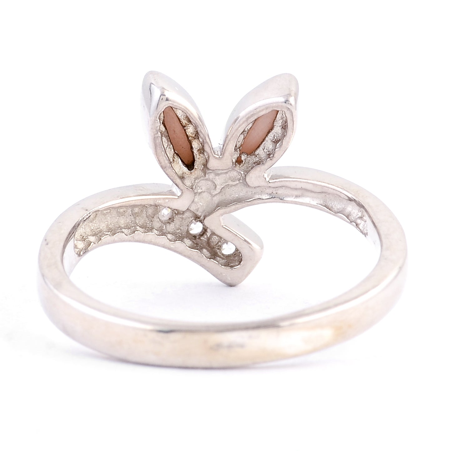 1.45 Ct Pearl Cz 925 Sterling Silver Ring