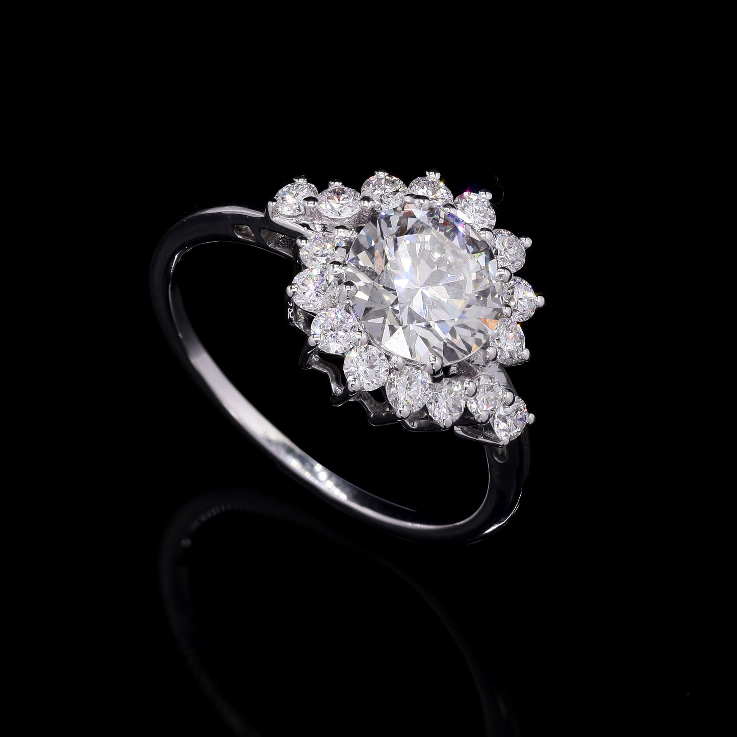 2.02 Carats Lab Grown Diamond 14K Gold Ring