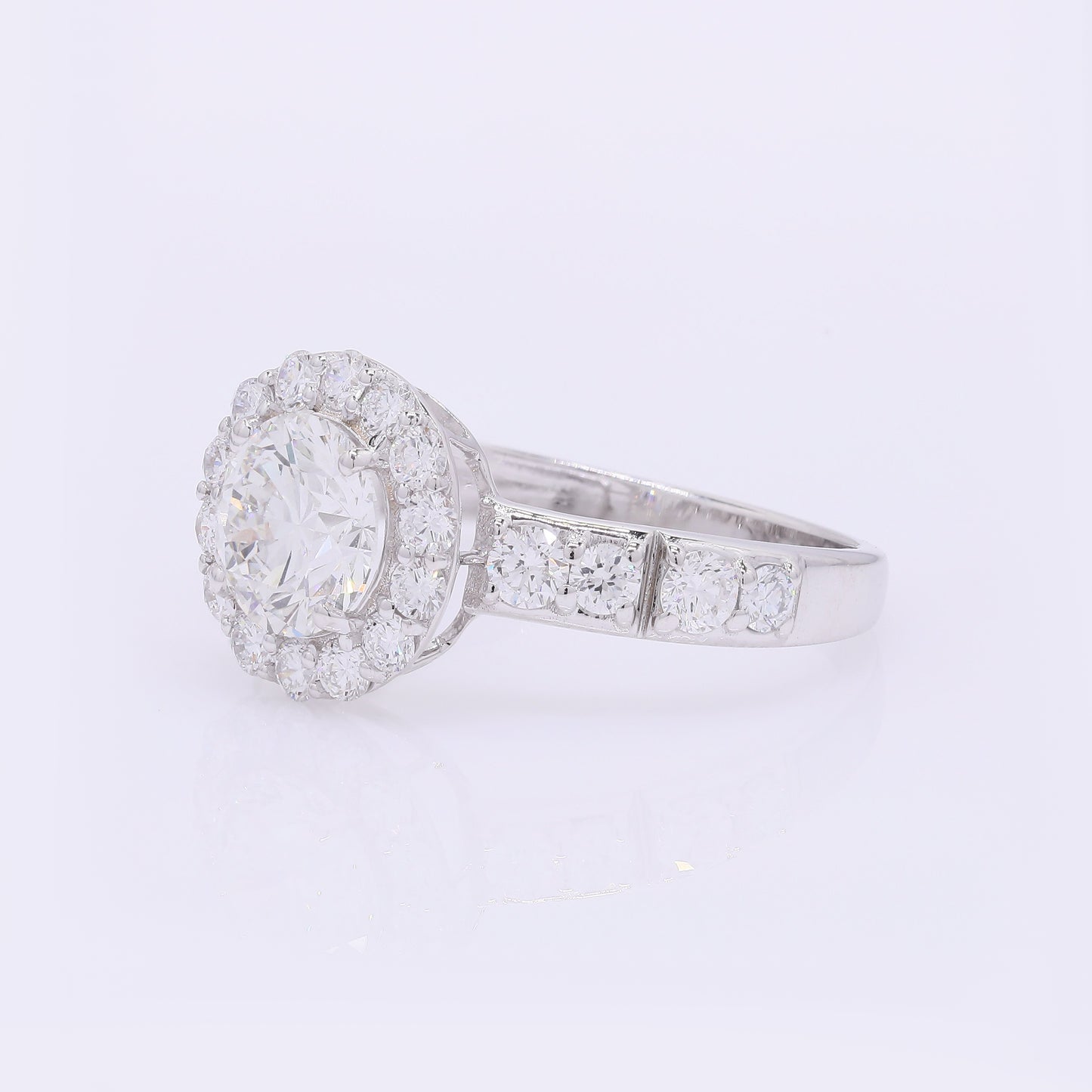 2.00 Carats Lab Grown Diamond 14K Gold Ring