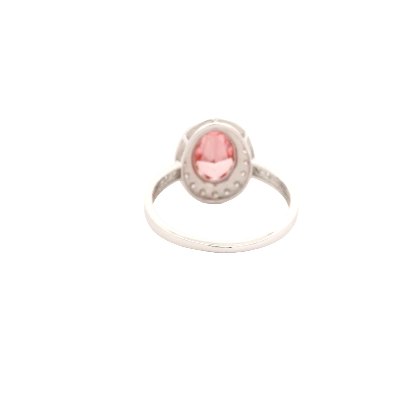 2.57 Carats Pink Lab Grown Diamond 14K Gold Ring