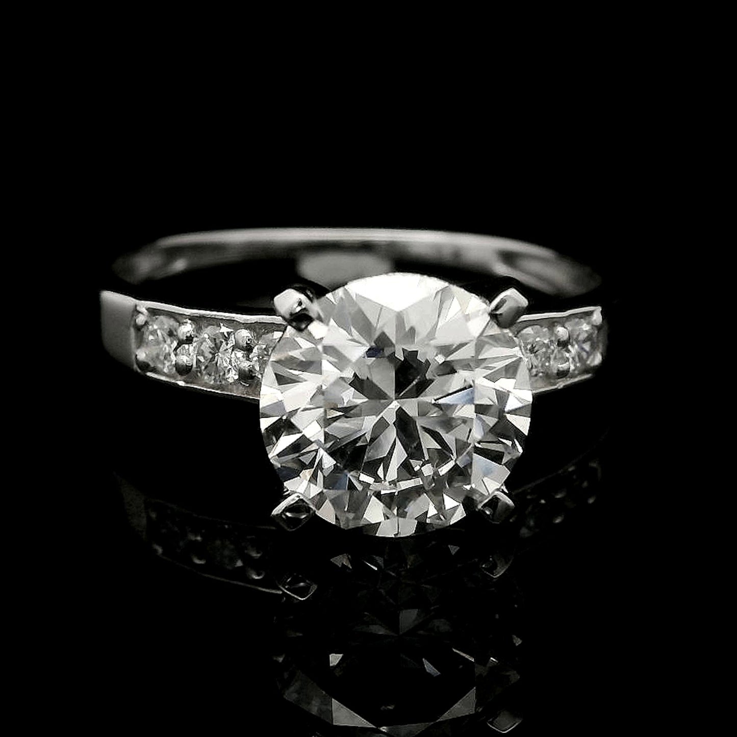2.22 Carats Lab Grown Diamond 14K Gold Ring
