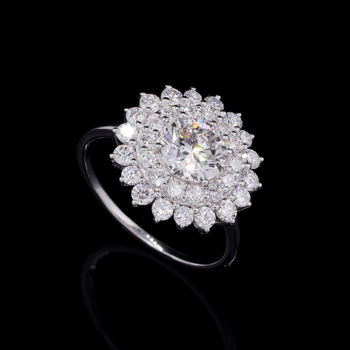 2.27 Carats Lab Grown Diamond 14K Gold Ring