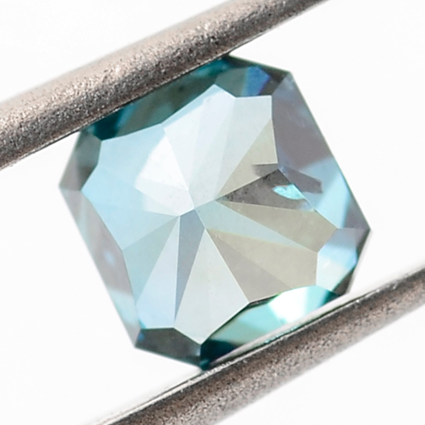 0.41 Blue Diamond Octagon Loose Diamond