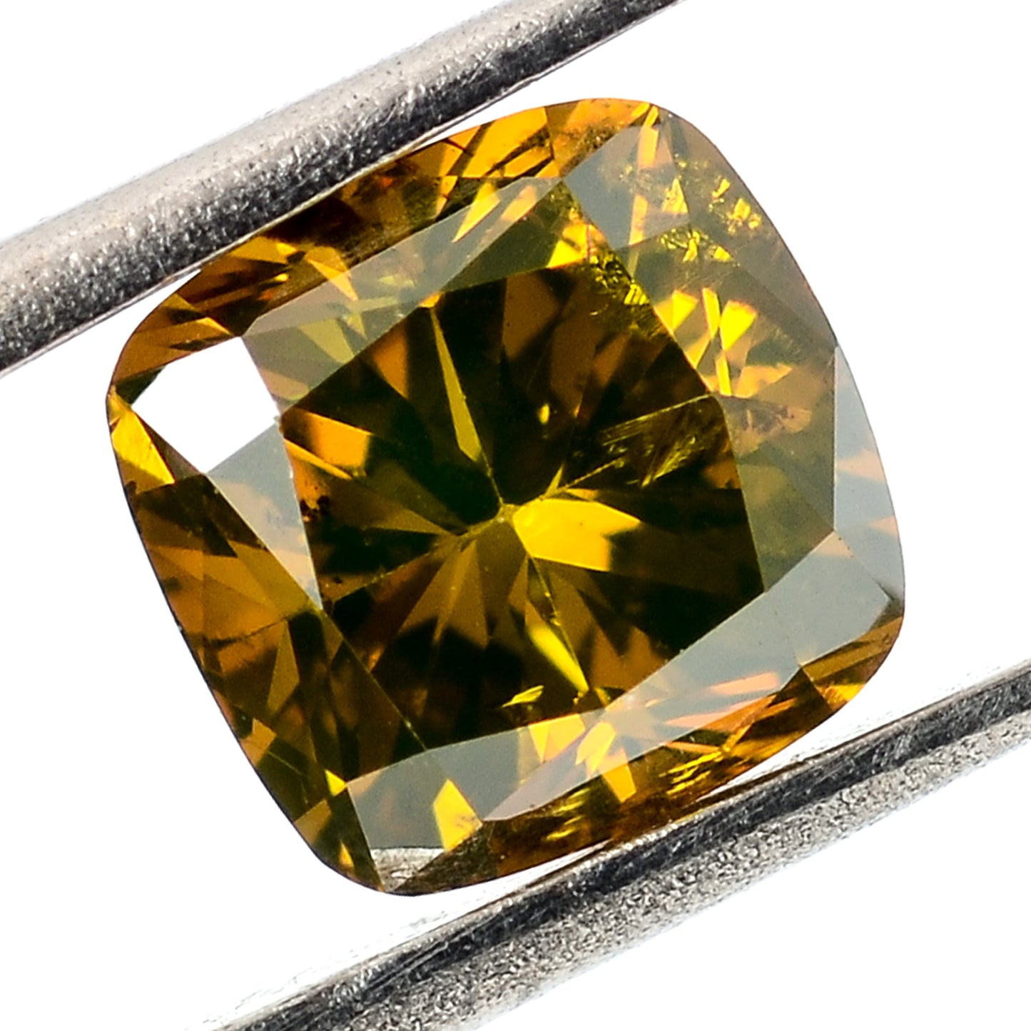 1.30 Carat Red Diamond Octagon Loose Gemstone