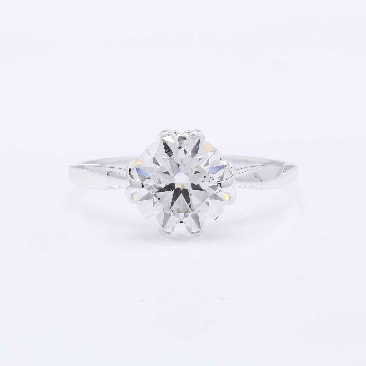 2.18 Carats Lab Grown Diamond 14K Gold Ring