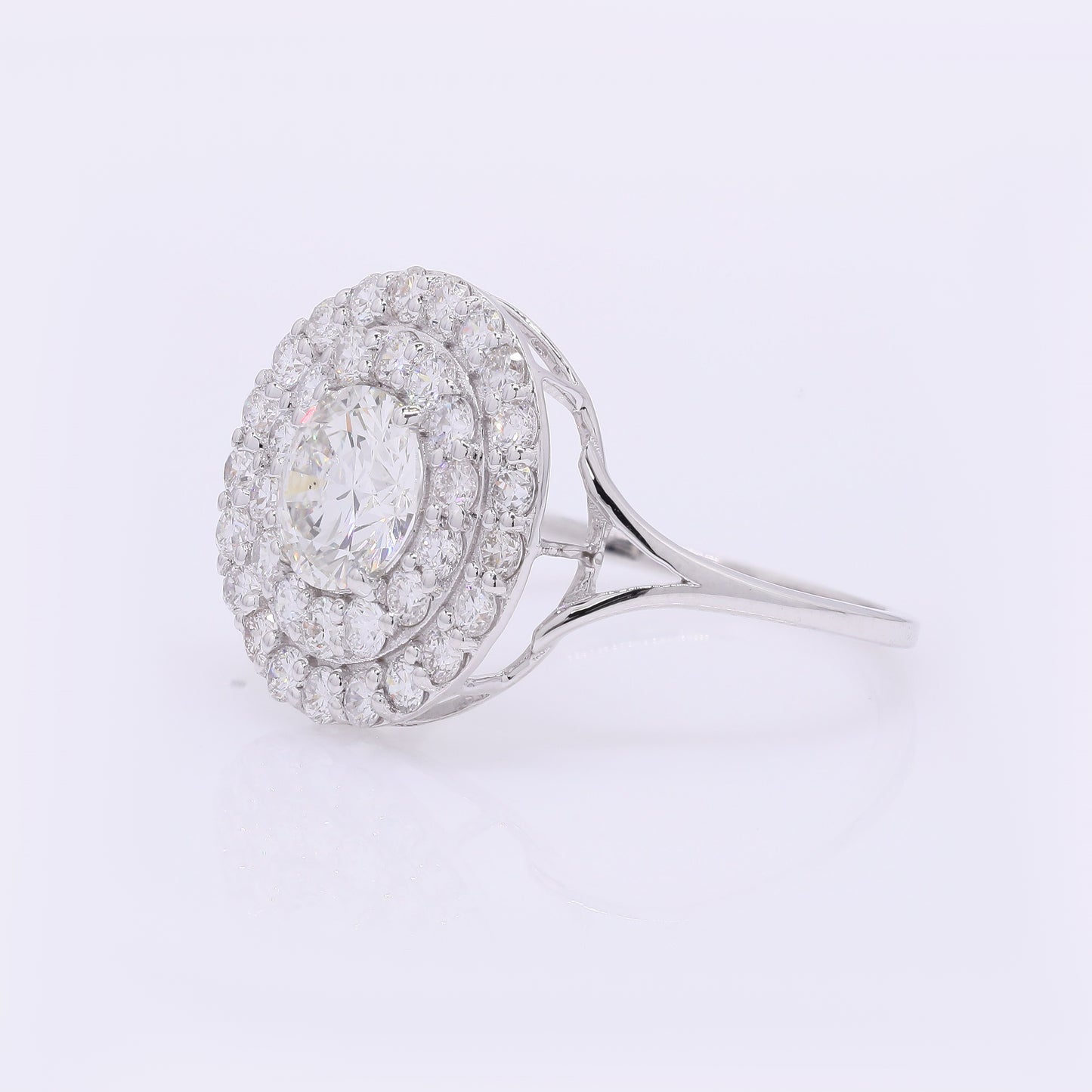 2.06 Carats Lab Grown Diamond 14K Gold Ring