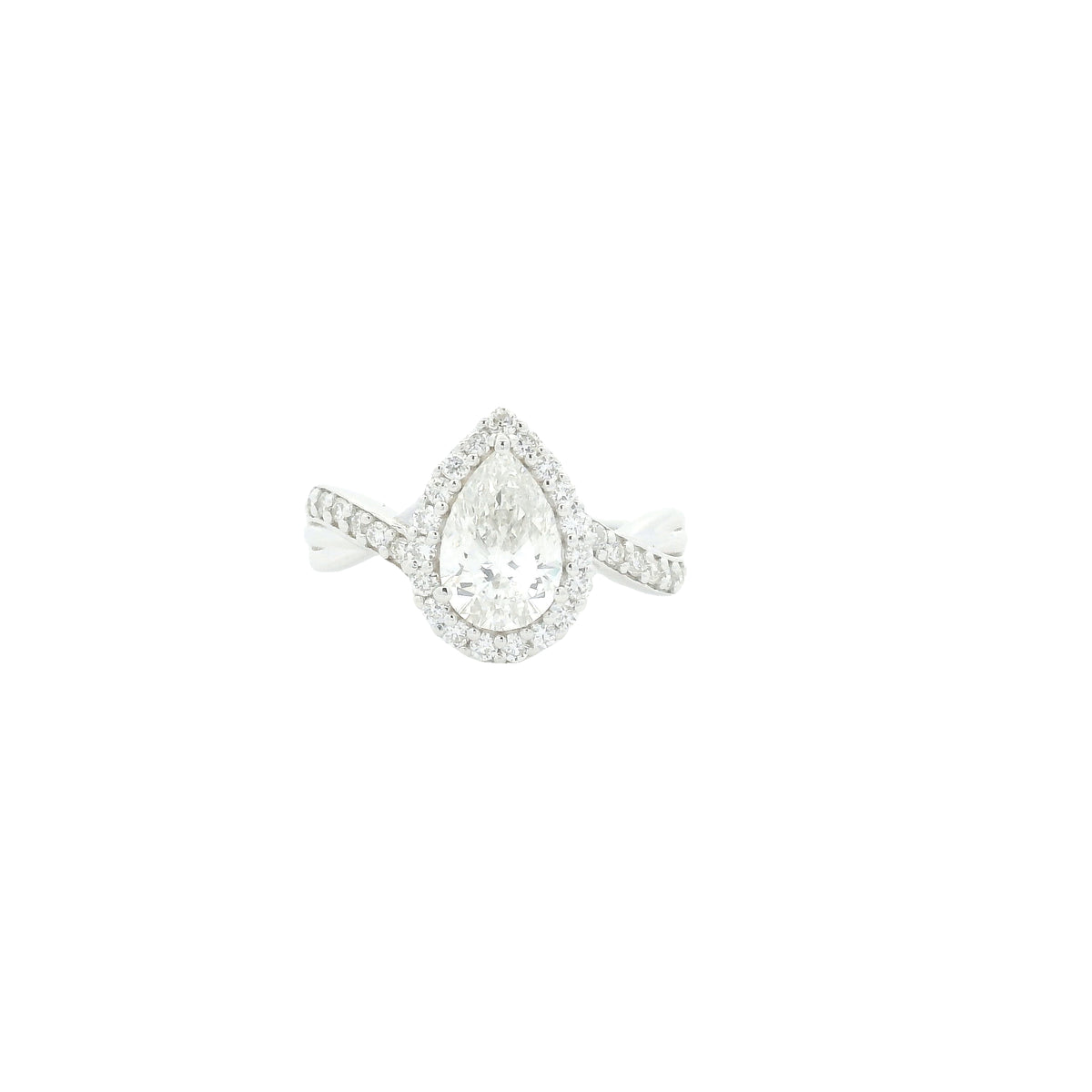1.35 Carats Lab Grown Diamond 14K Gold Ring