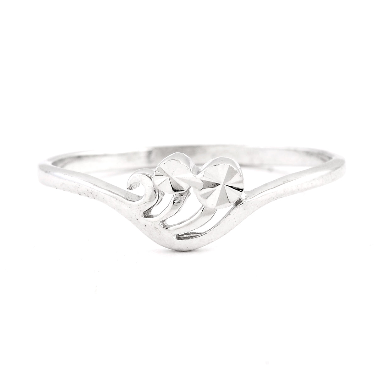 0.00 Ct Plain 925 Sterling Silver Ring