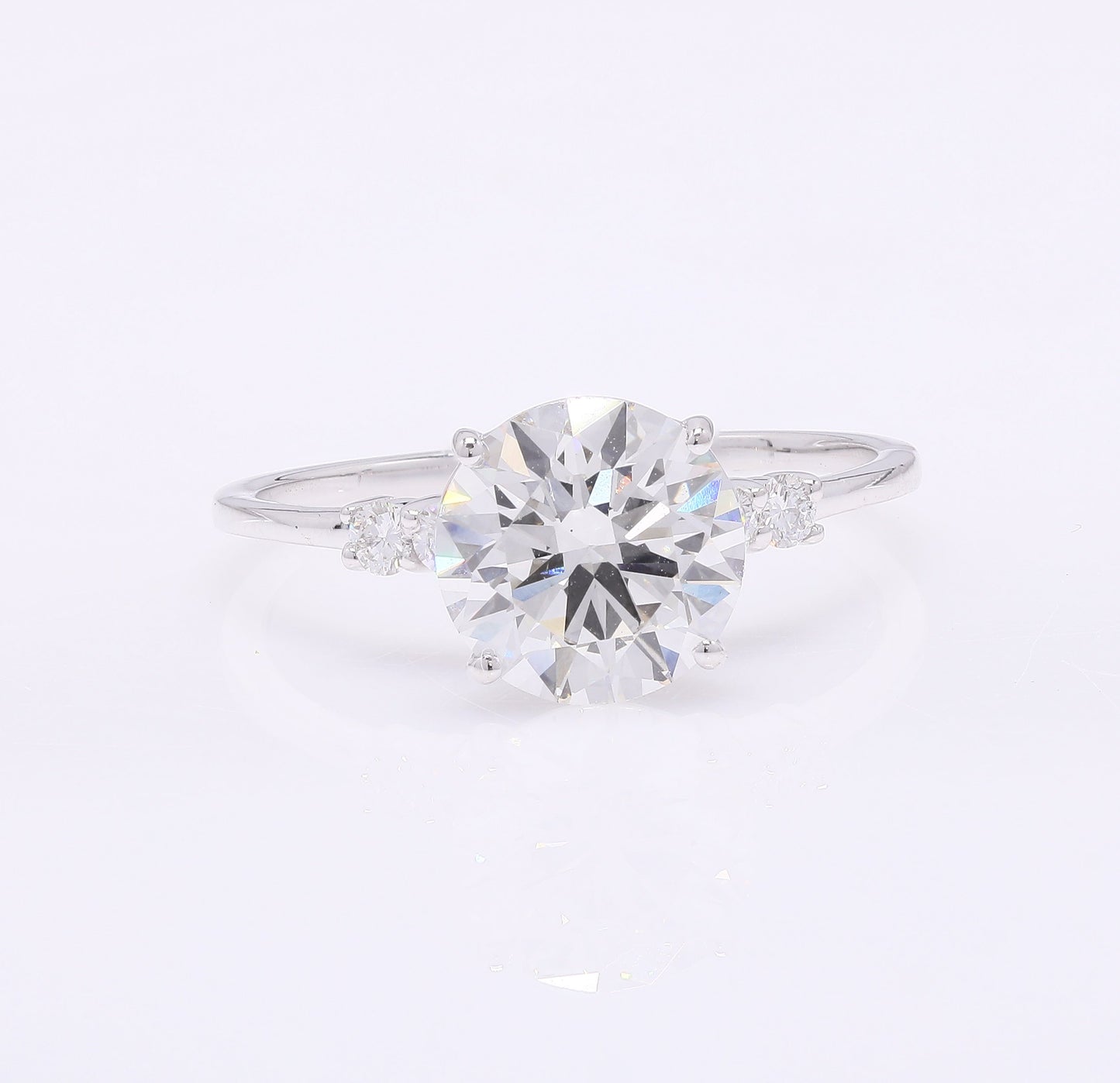 2.27 Carats Lab Grown Diamond 14K Gold Ring