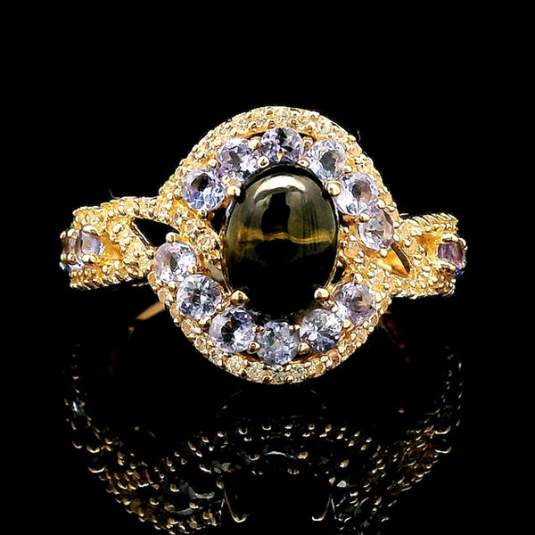 2.45 Ct Oval Tourmaline 14K Gold Ring