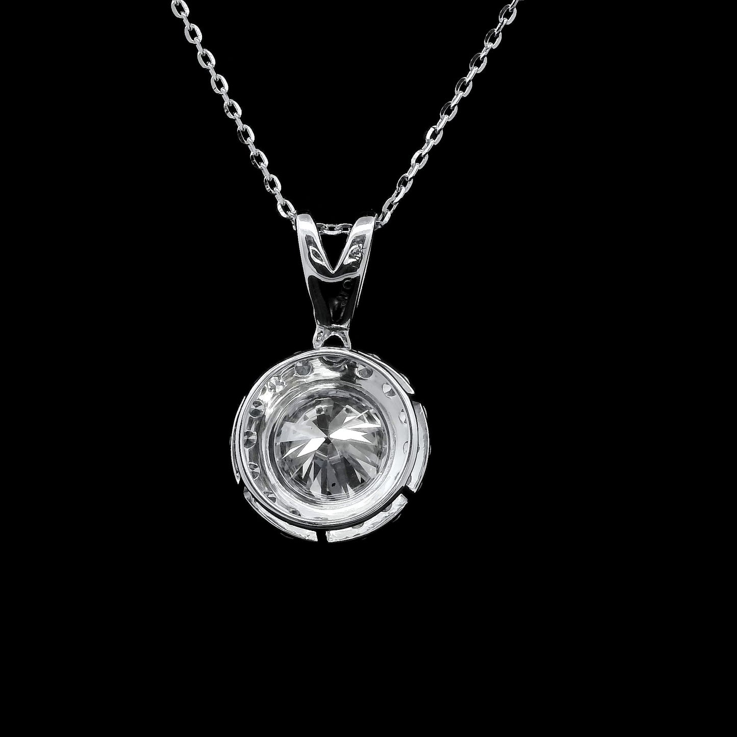 2.12 Carats Lab Grown Diamond 14K Gold Pendant