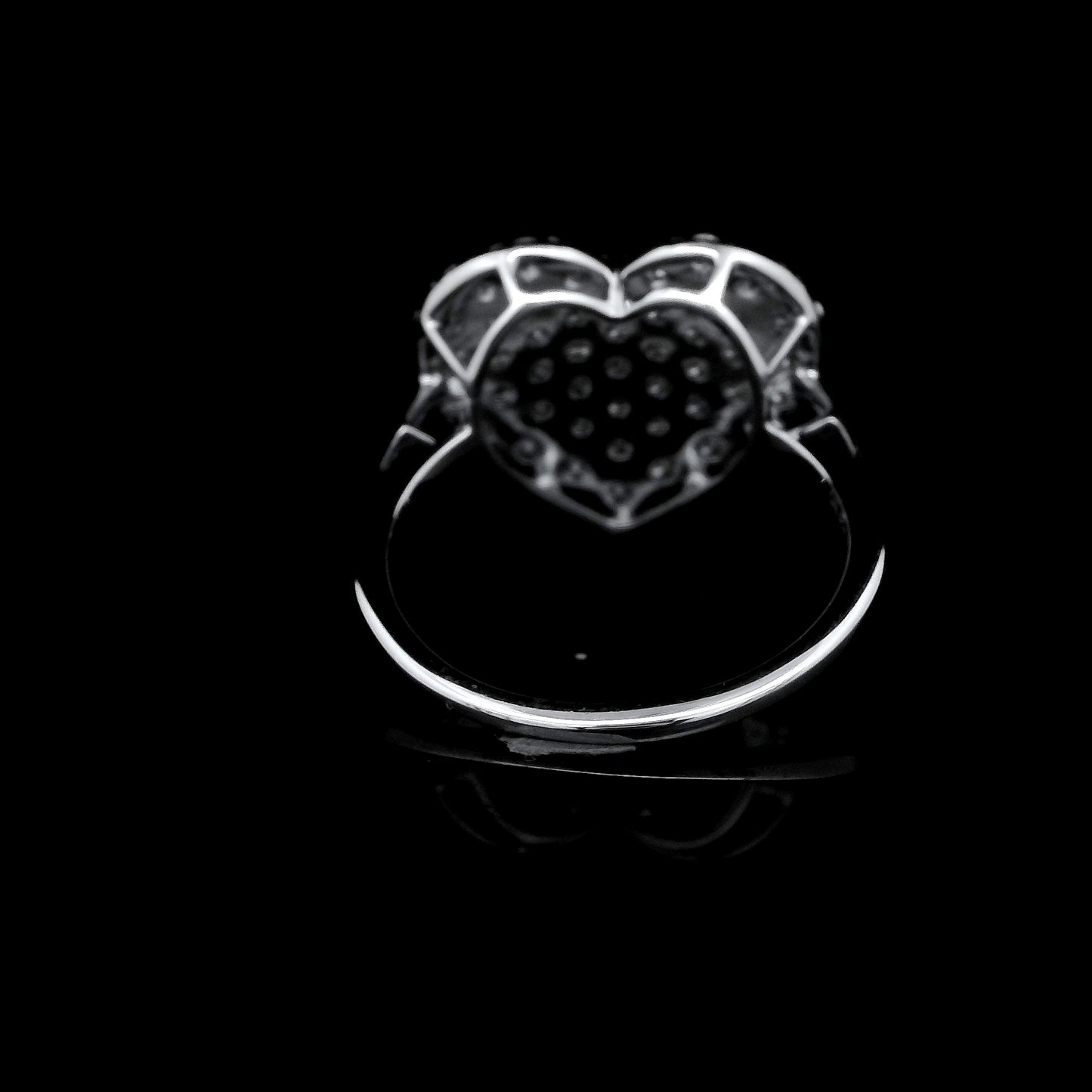 1.30 Ct Round Lab Grown Diamond 925 Sterling Silver Ring