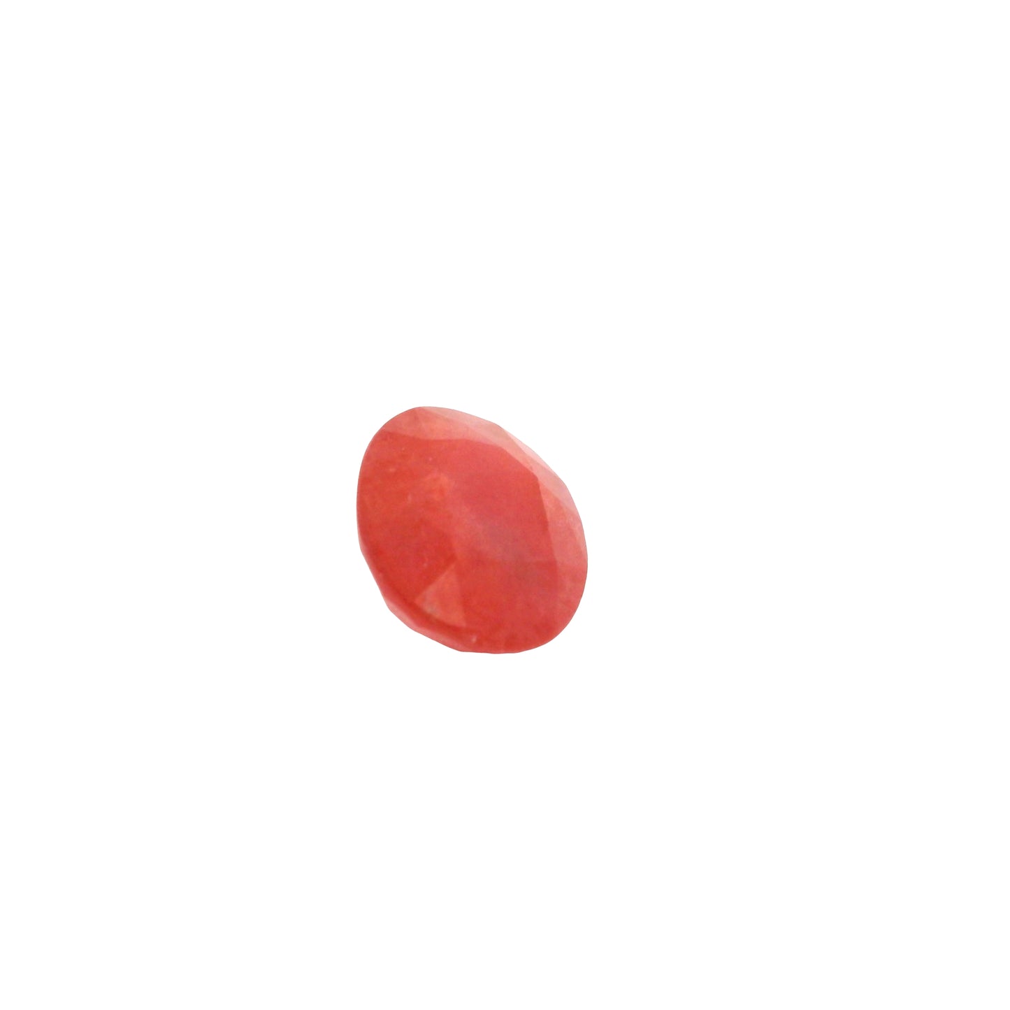 3.38 Orange Sapphire Oval Gemstone
