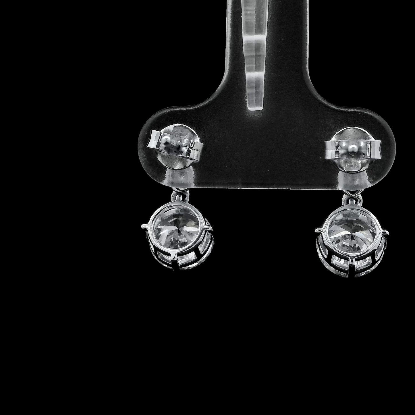 2.28 Ct Round Lab Grown Diamond 14K Gold Earrings