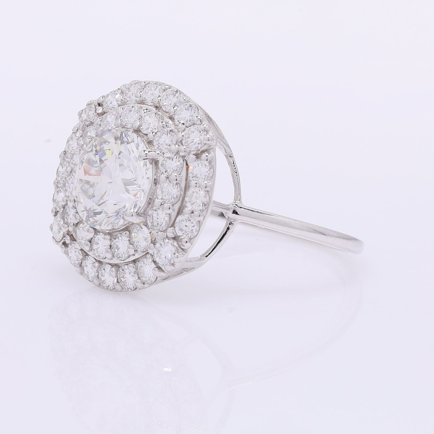 2.38 Carats Lab Grown Diamond 14K Gold Ring