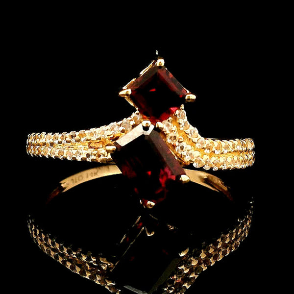 1.29 Ct Octagon Tourmaline 14K Gold Ring