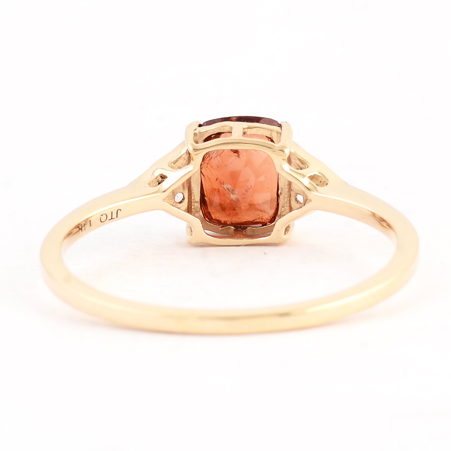 1.13 Ct Square Spinel 14K Gold Ring