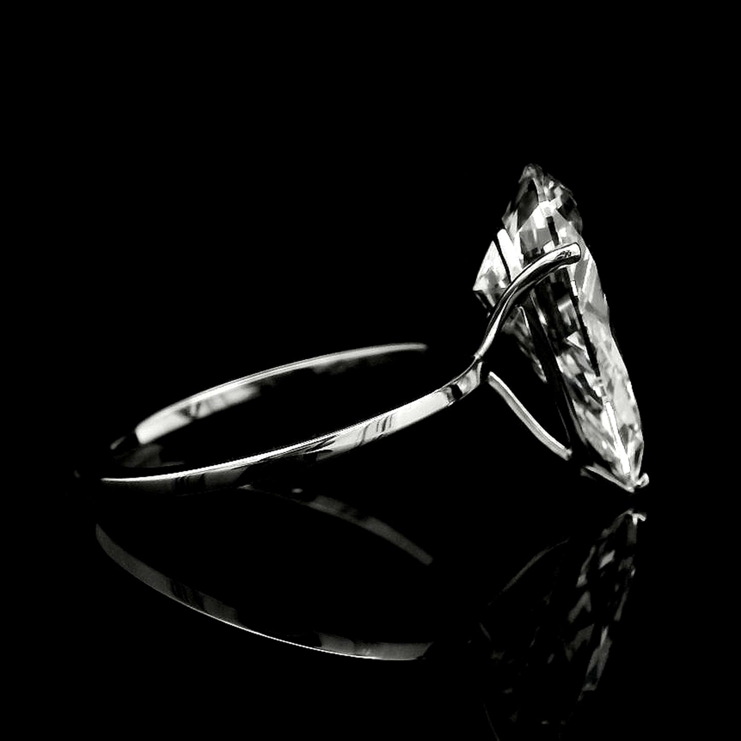4.61 Carats Lab Grown Diamond 14K Gold Ring