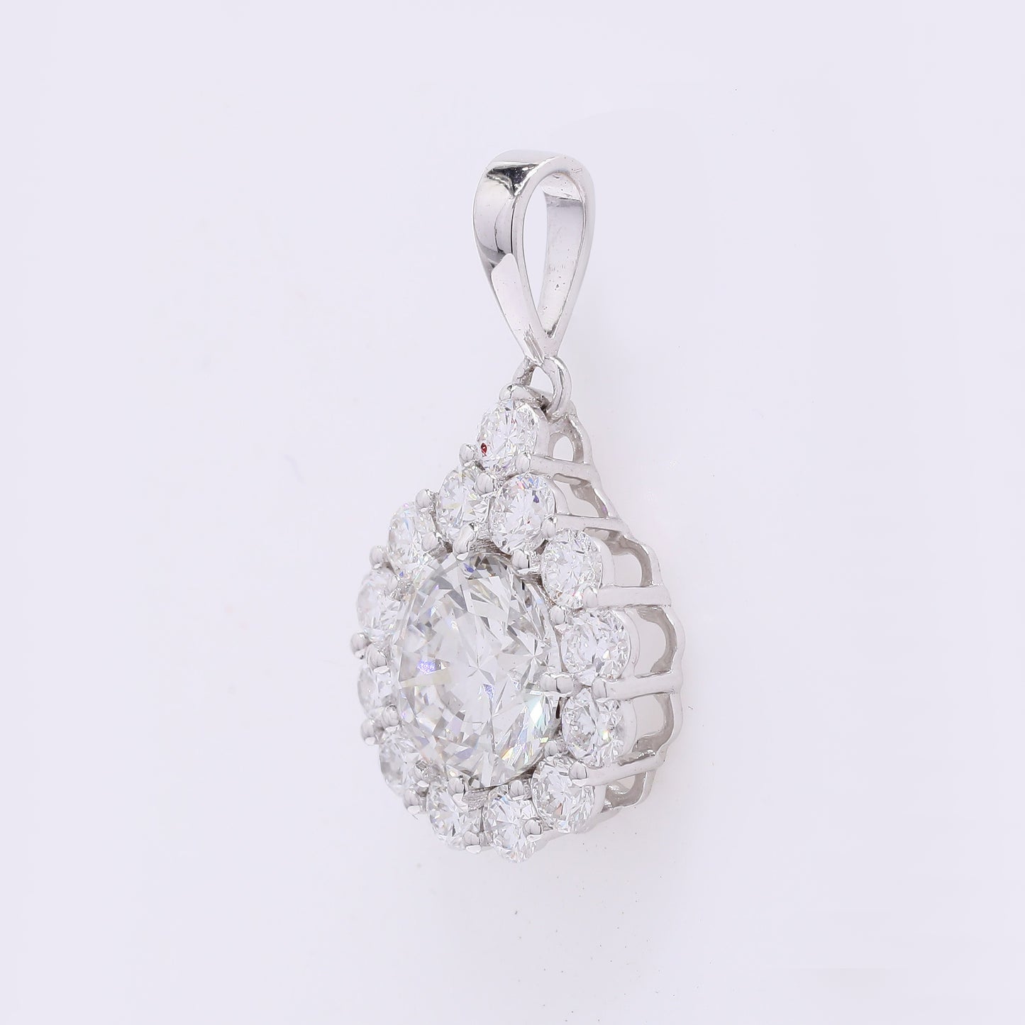 2.02 Carats Lab Grown Diamond 14K Gold Pendant