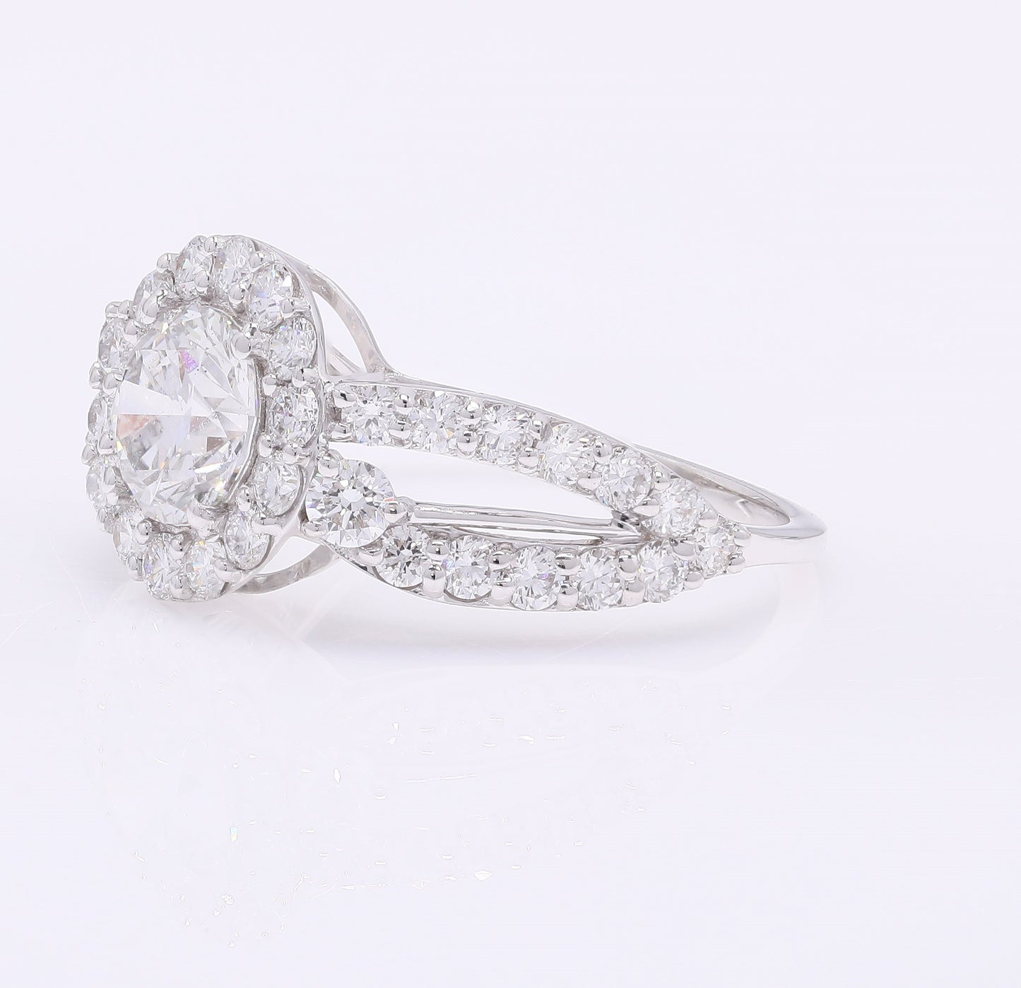 2.22 Carats Lab Grown Diamond 14K Gold Ring
