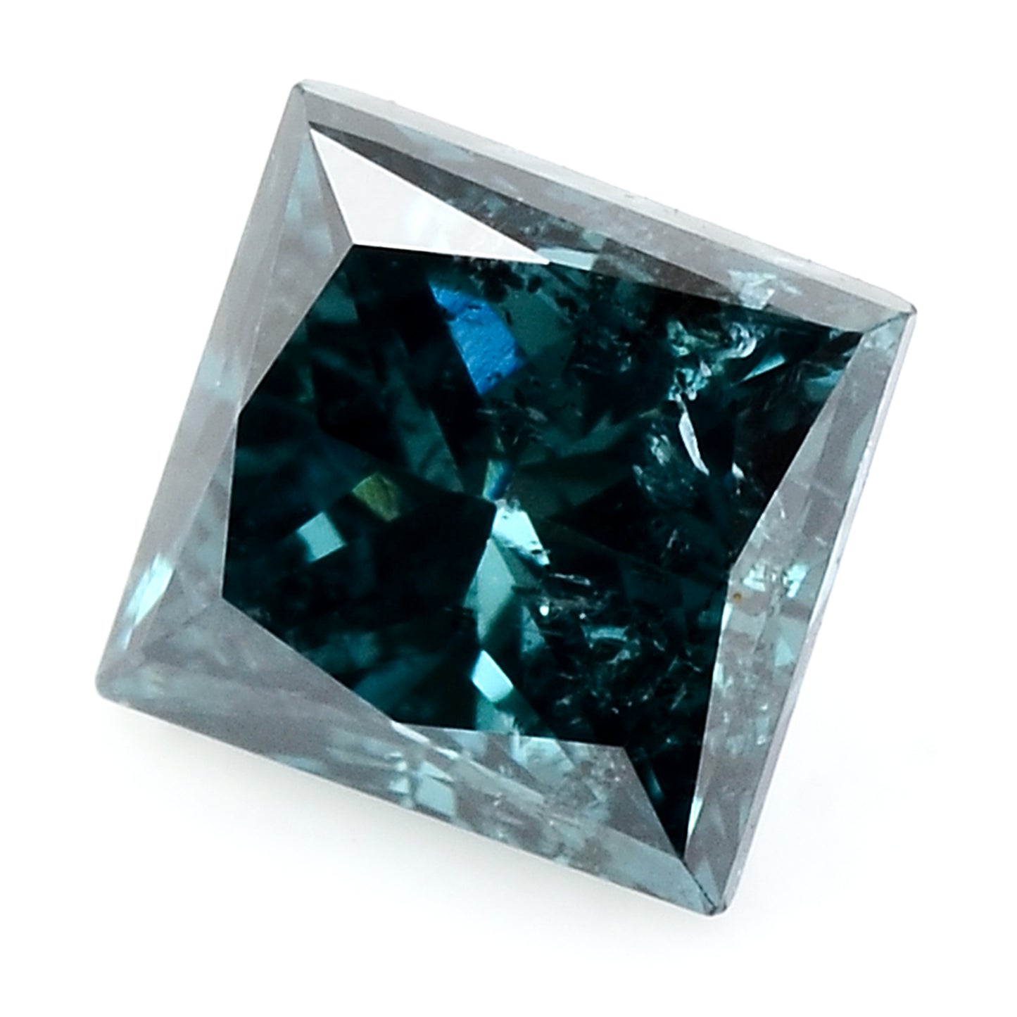 0.24 Blue Diamond Sqaure Loose Gemstone