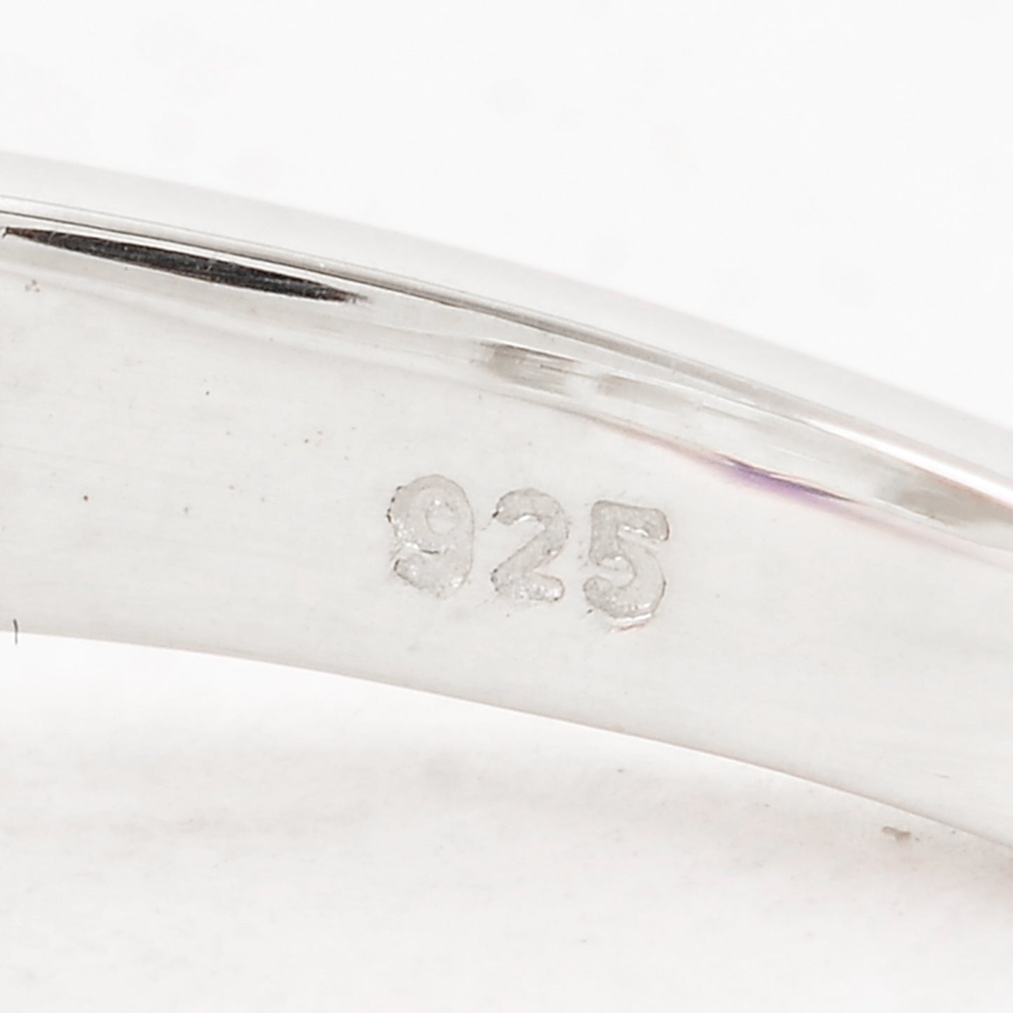 4.27 Ct Oval Amethyst 925 Sterling Silver Ring