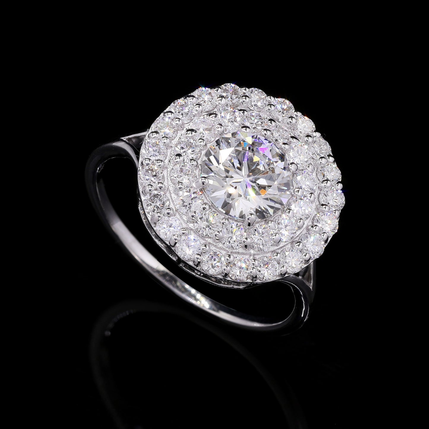 2.06 Carats Lab Grown Diamond 14K Gold Ring