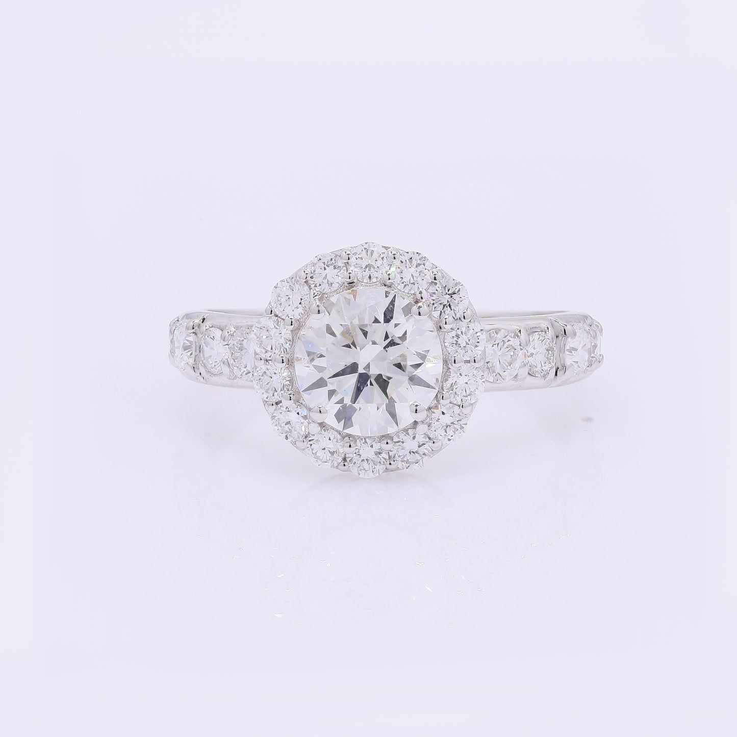 2.00 Carats Lab Grown Diamond 14K Gold Ring