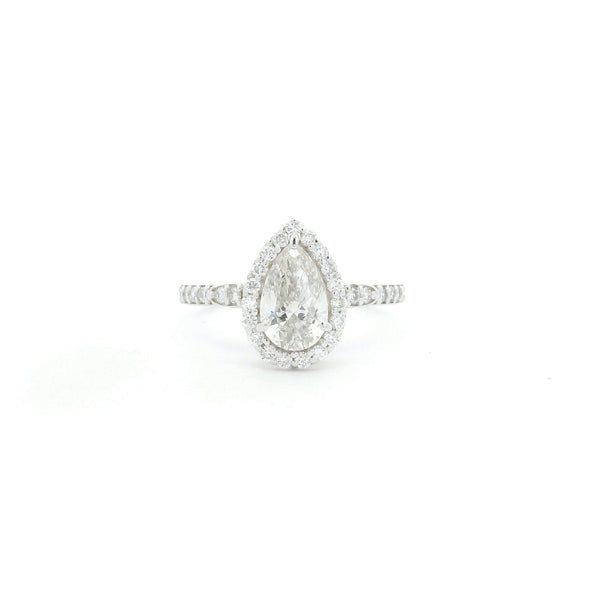 1.38 Carats Lab Grown Diamond 14K Gold Ring