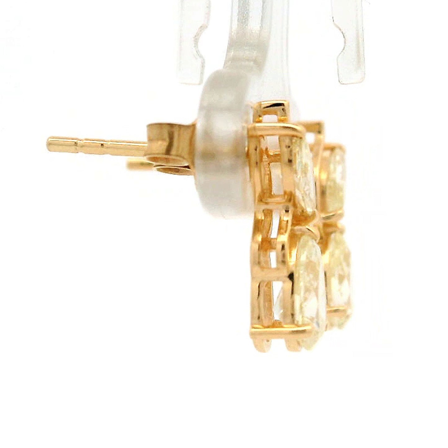 1.31 Ct Marquise Diamond 14K Gold Earrings