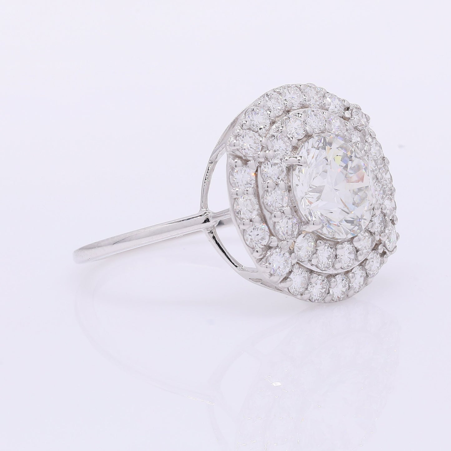 2.38 Carats Lab Grown Diamond 14K Gold Ring