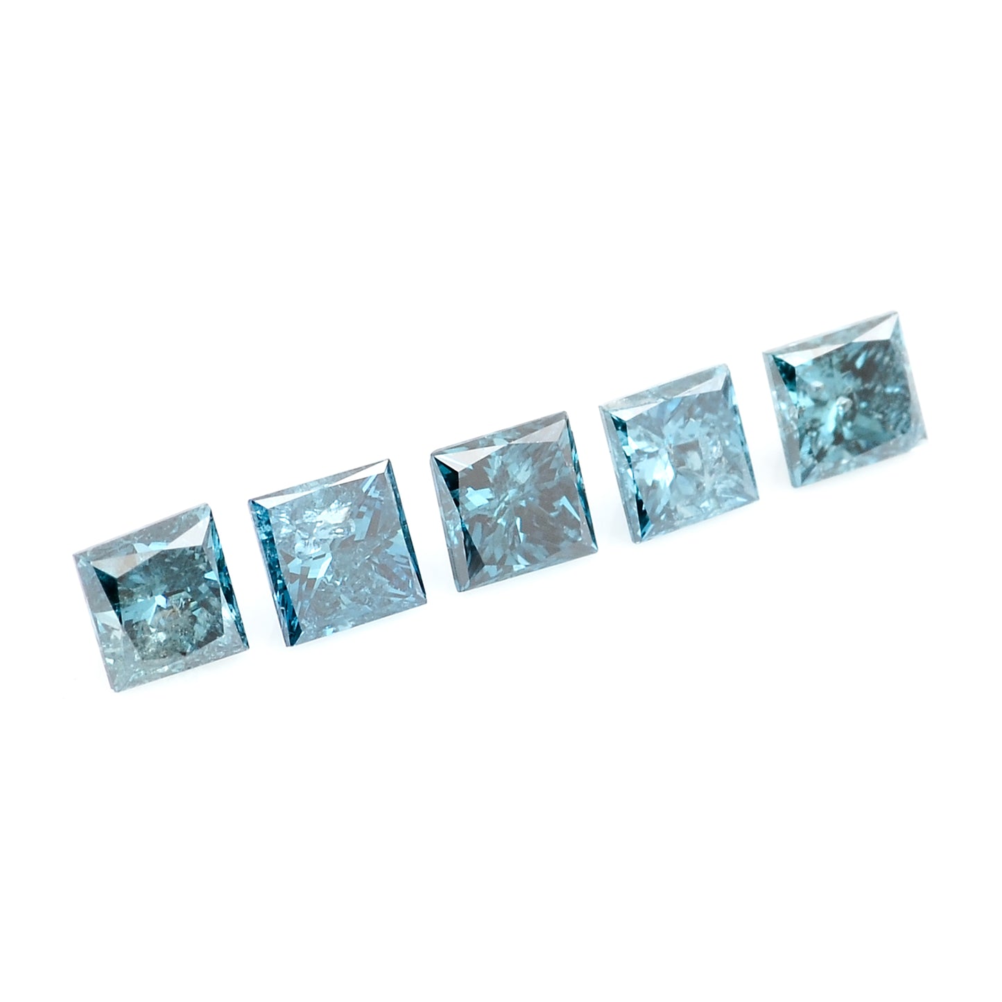 0.52 Blue Diamond Sqaure Loose Gemstone