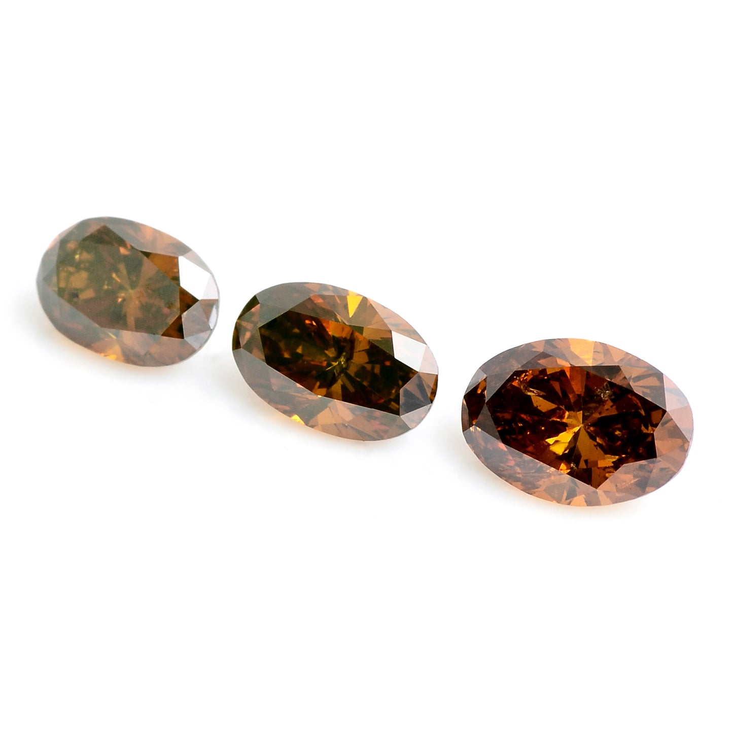 1.04 Carat Red Diamond Oval Loose Gemstone