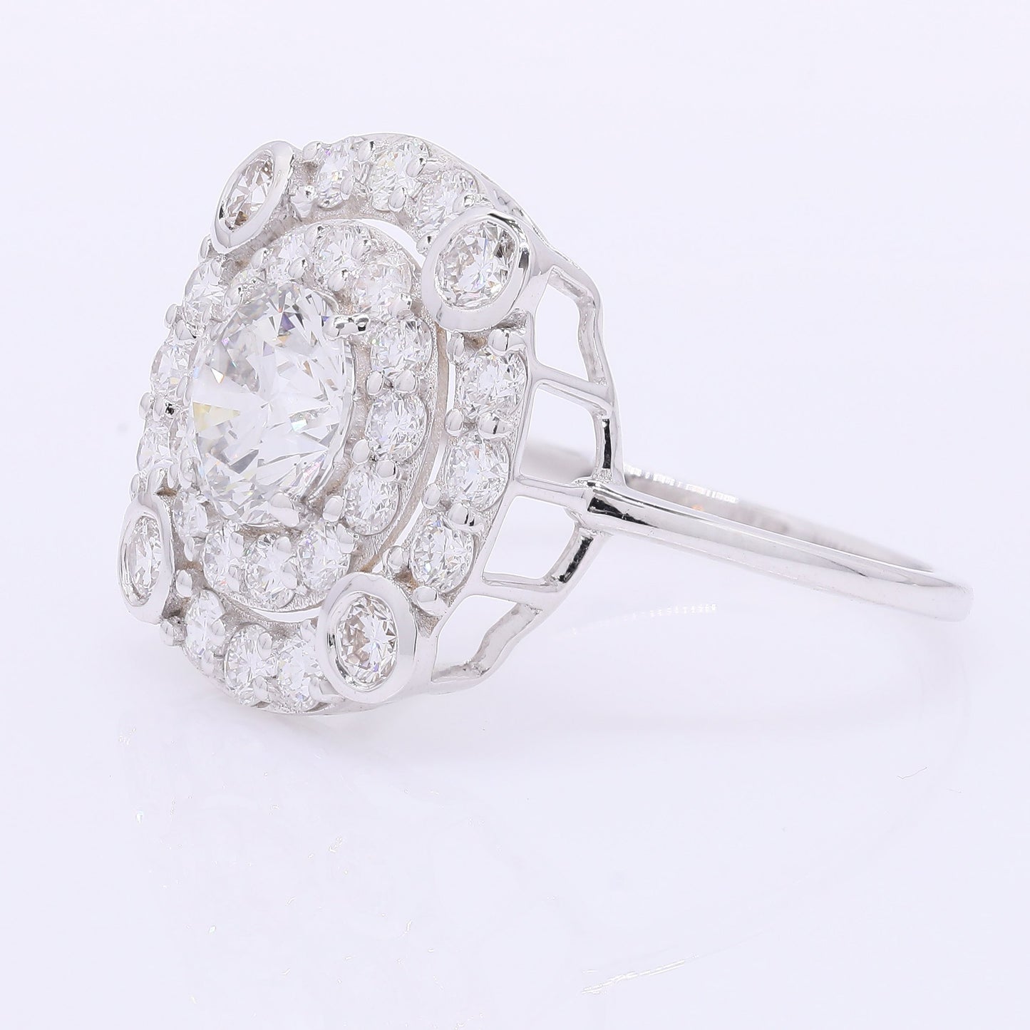 2.27 Carats Lab Grown Diamond 14K Gold Ring