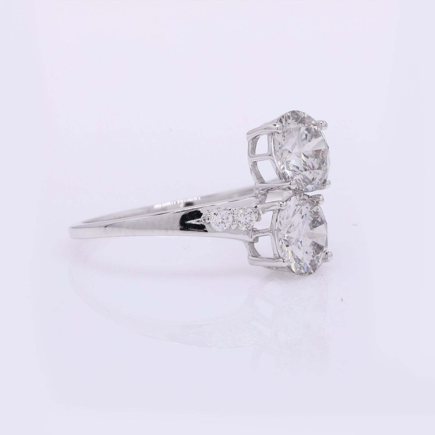 2.52 Carats Lab Grown Diamond 14K Gold Ring