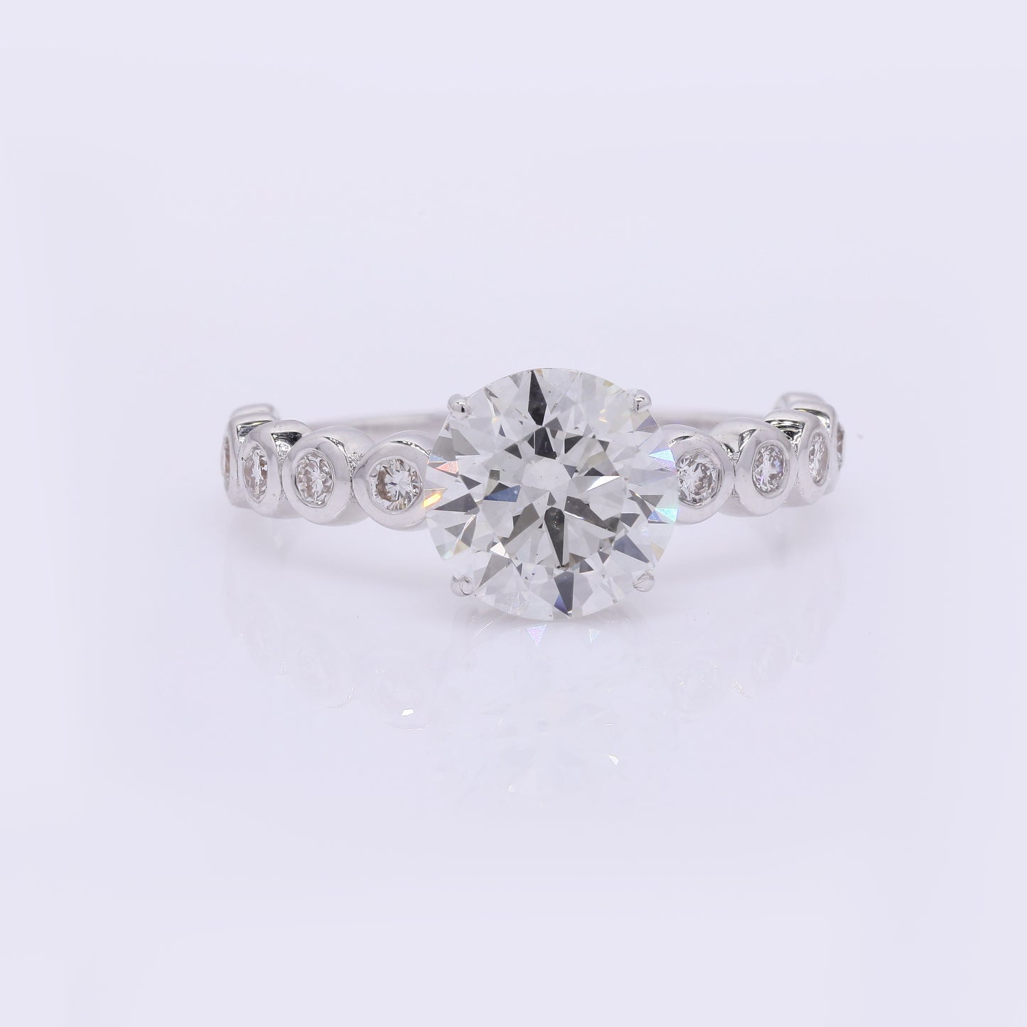 2.38 Carats Lab Grown Diamond 14K Gold Ring