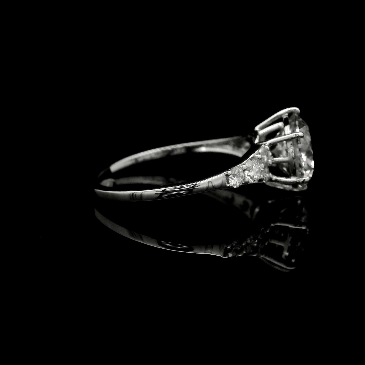 2.38 Carats Lab Grown Diamond 14K Gold Ring