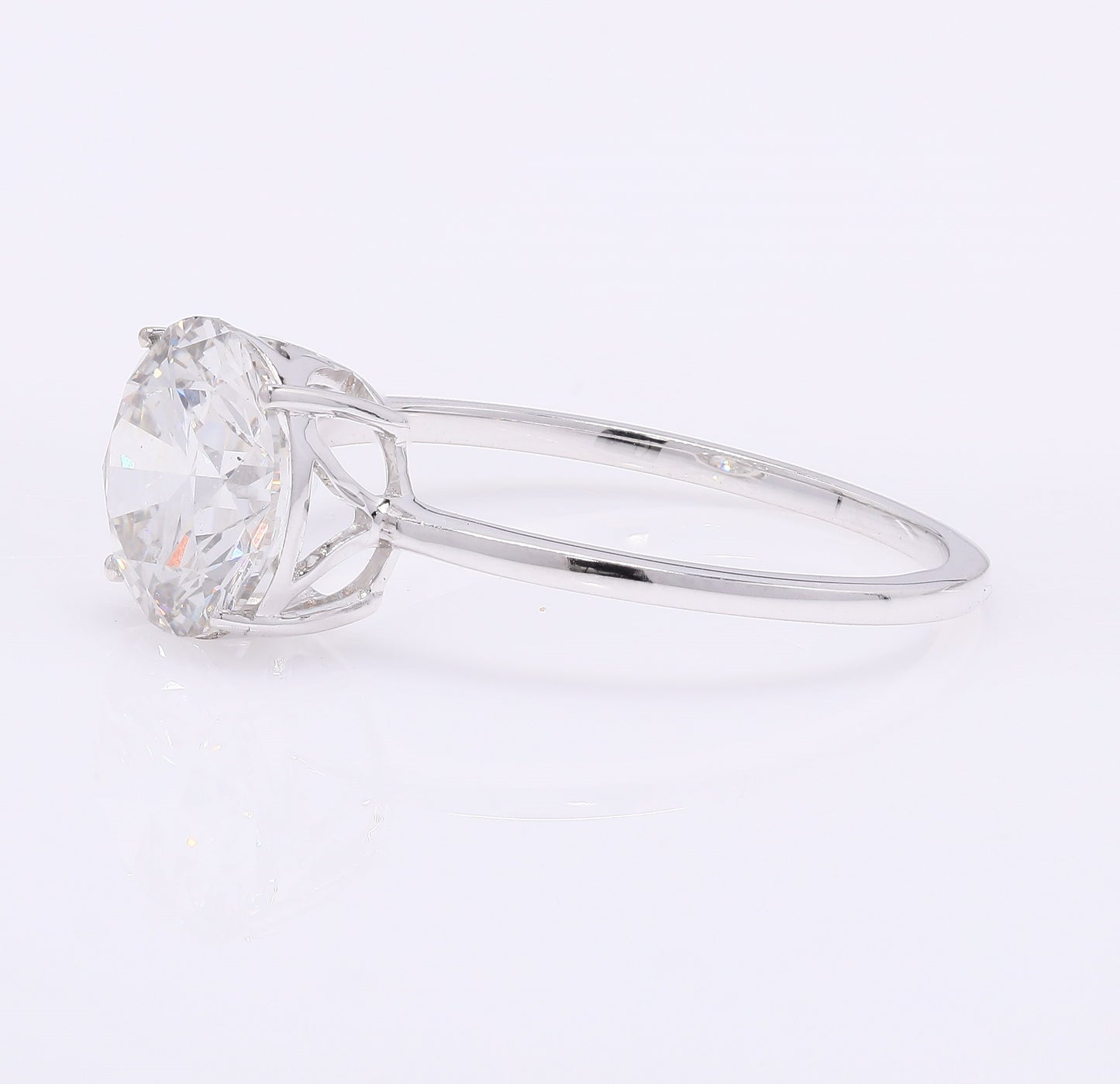 2.11 Carats Lab Grown Diamond 14K Gold Ring