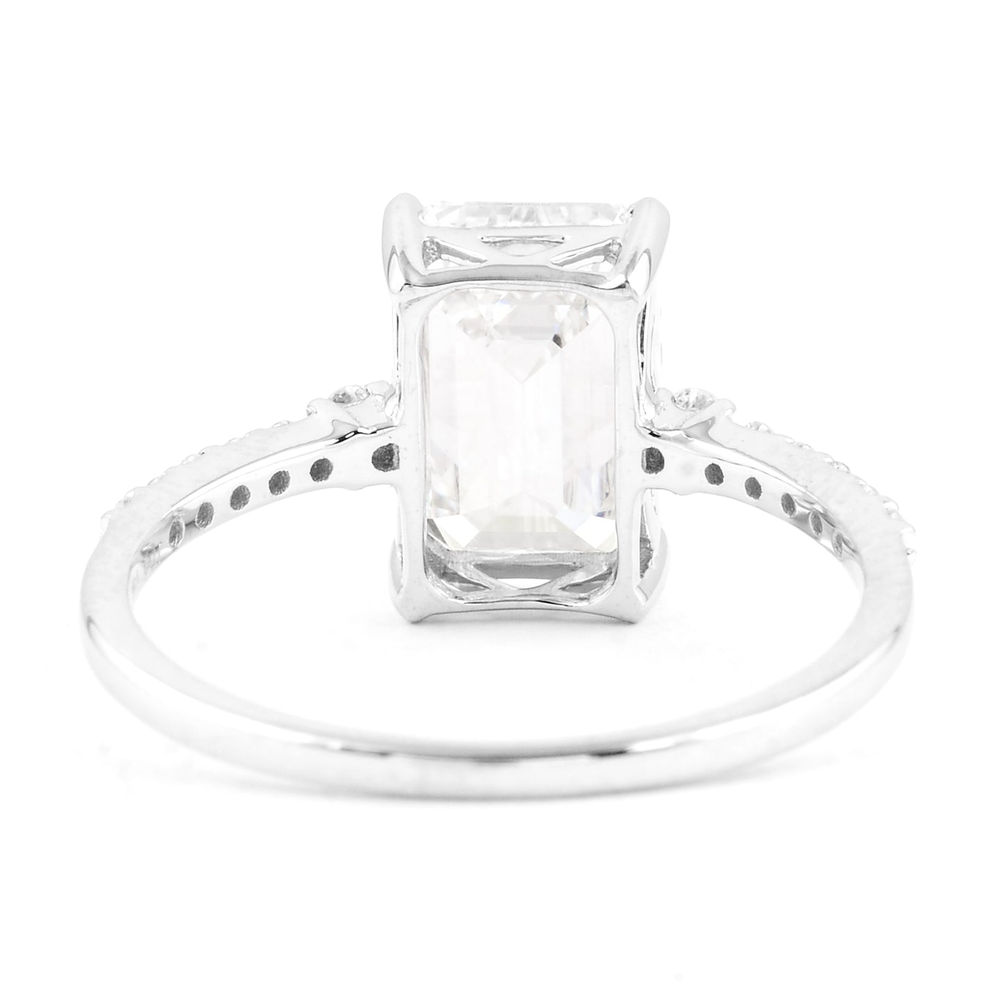 2.90 Carats Lab Grown Diamond 14K Gold Ring