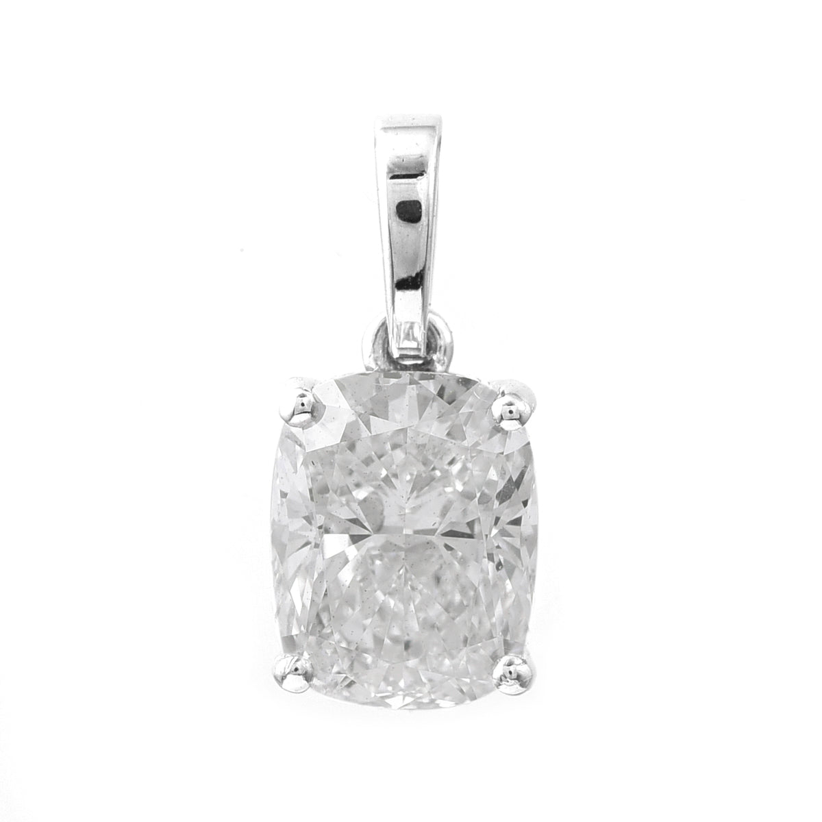 2.04 Carats Lab Grown Diamond 14K Gold Pendant