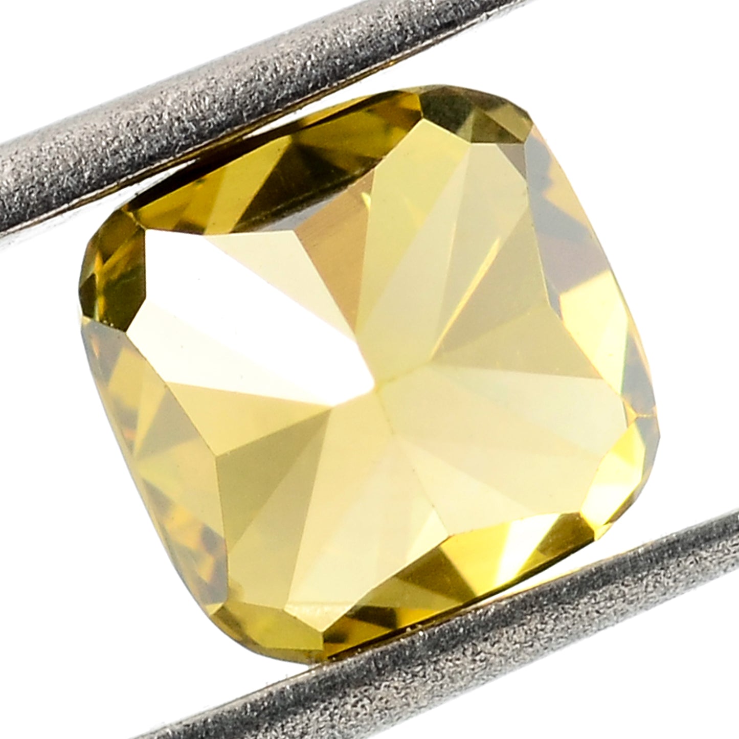 0.49 Carat Yellow Diamond Cushion Loose Gemstone